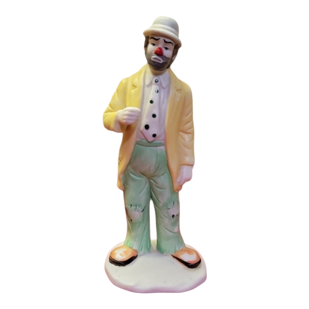Vtg Emmit Kelly Jr Clown Figurine Businessman Suit